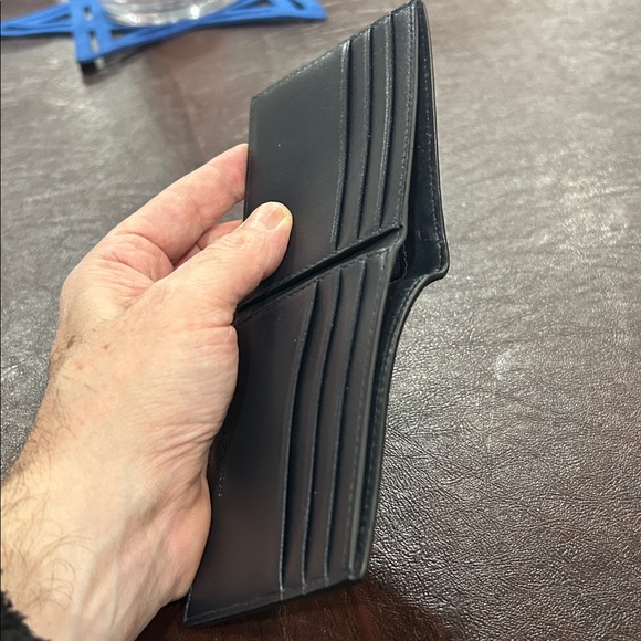 Michael Kors Black and Blue Checkered Card Holder - Picture 4 of 6